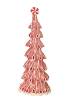 Shop For Lighted Tall Peppermint Ribbon Tree