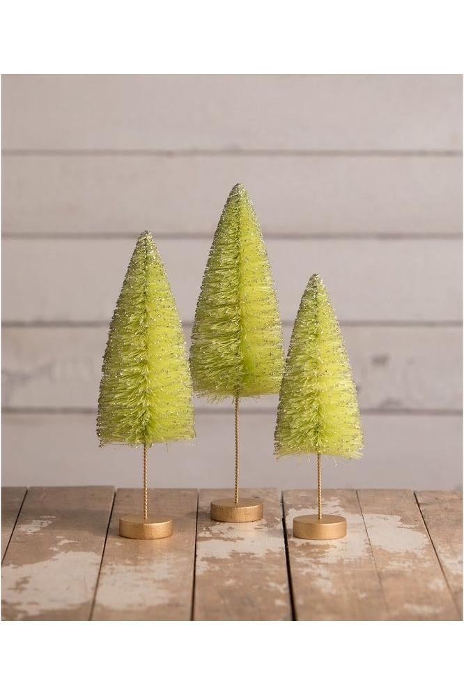 Shop For Lime Green Halloween Trees (Set of 3)