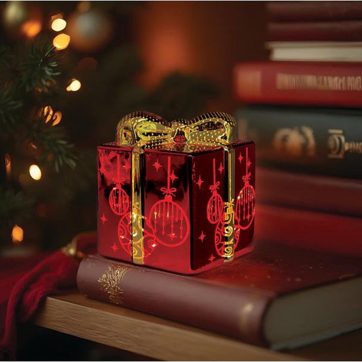 Shop For Lit Ornamental Glass Gift Box