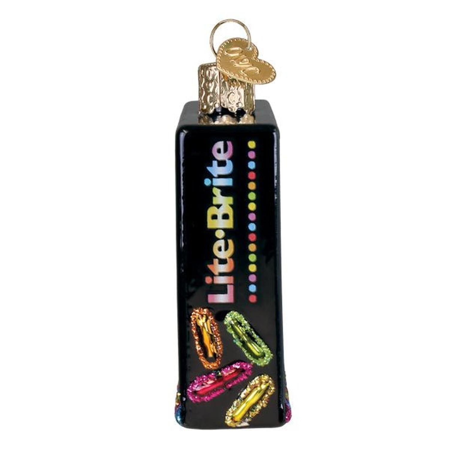 Lite Brite Box Ornament