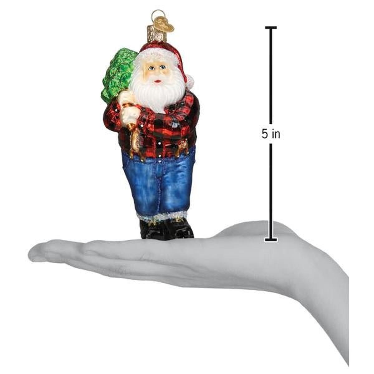Shop For Lumberjack Santa Ornament