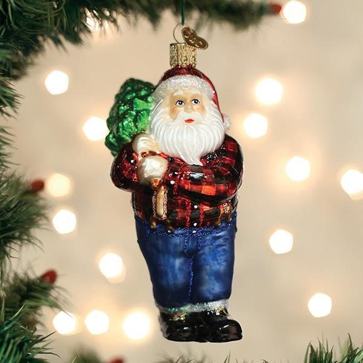 Shop For Lumberjack Santa Ornament