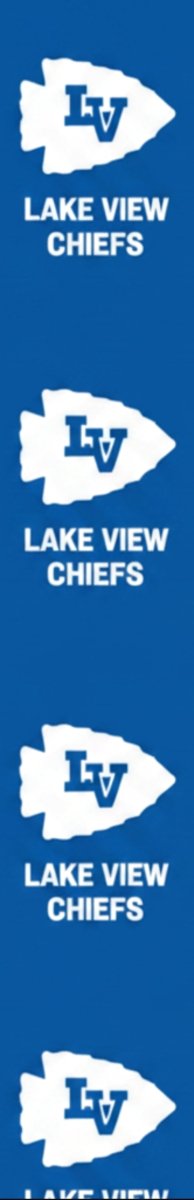 Shop For LV Chiefs Homecoming Ribbon: (Royal/White), Size 9