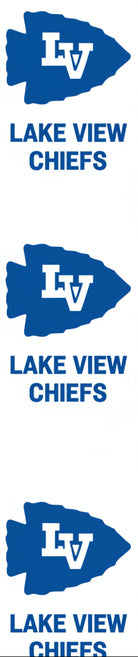 Shop For LV Chiefs Homecoming Ribbon: (White/Royal), Size 9