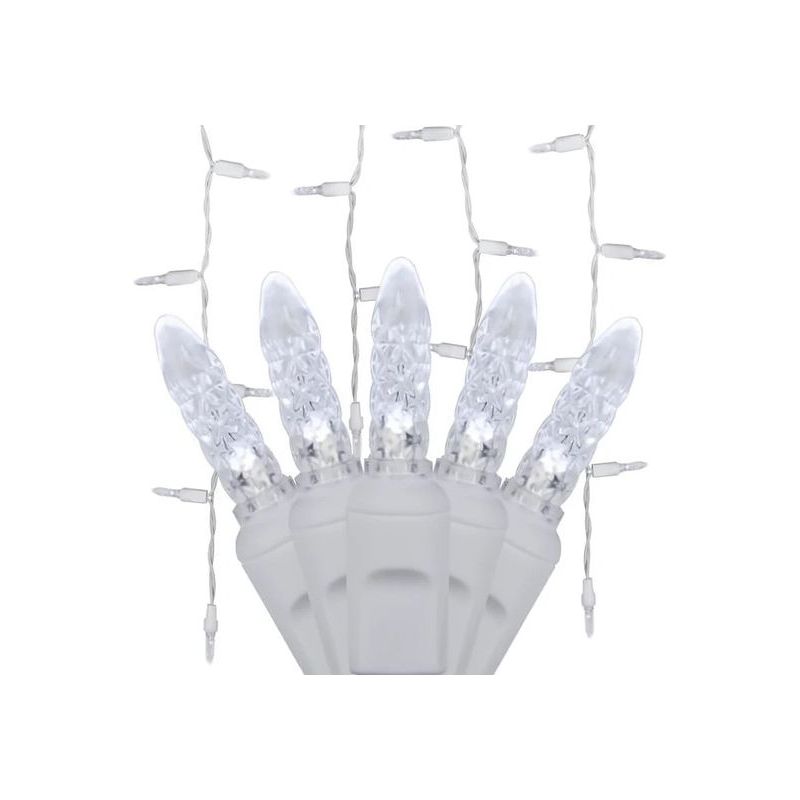 Shop For M5 Cool White LED Icicle Lights, 70 Bulbs, Twinkle