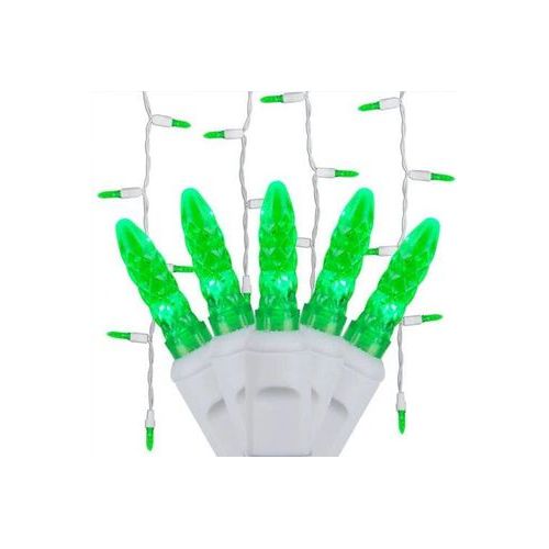 Shop For M5 Green LED Icicle Lights, 70 Bulbs