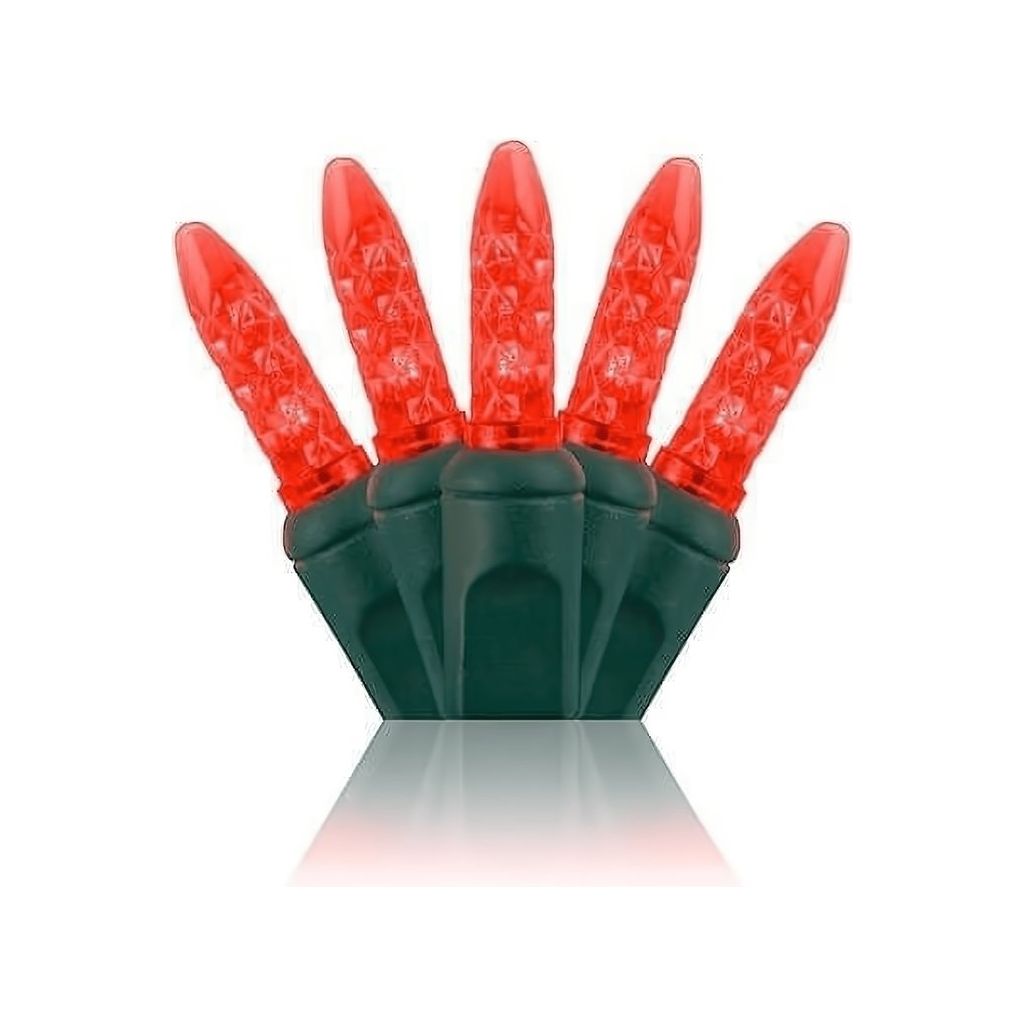 Shop For M5 Red LED Mini Lights, 70 Bulbs, 4" Spacing