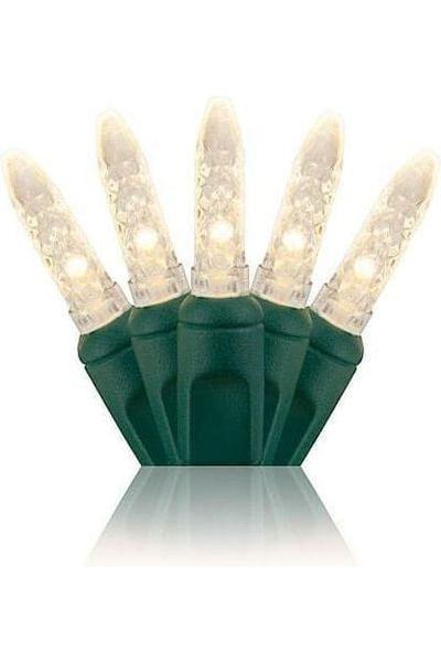 Shop For M5 Warm White LED Mini Lights, 100 Bulbs, 4" Spacing