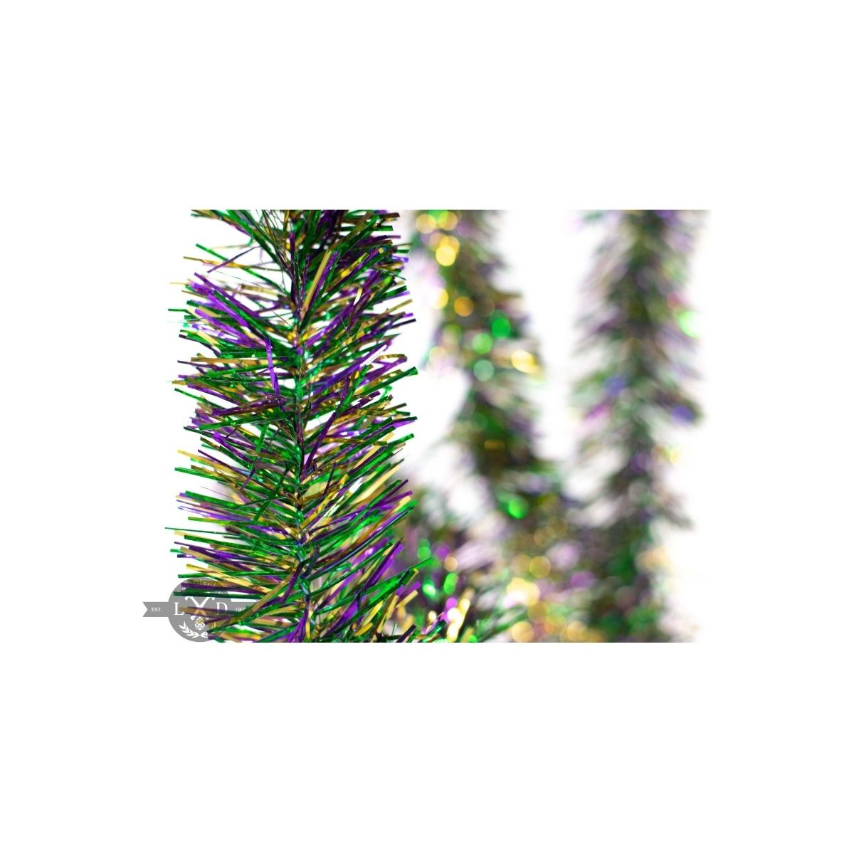 Shop For Mardi Gras Tinsel Garland at Michelle's aDOORable Creations