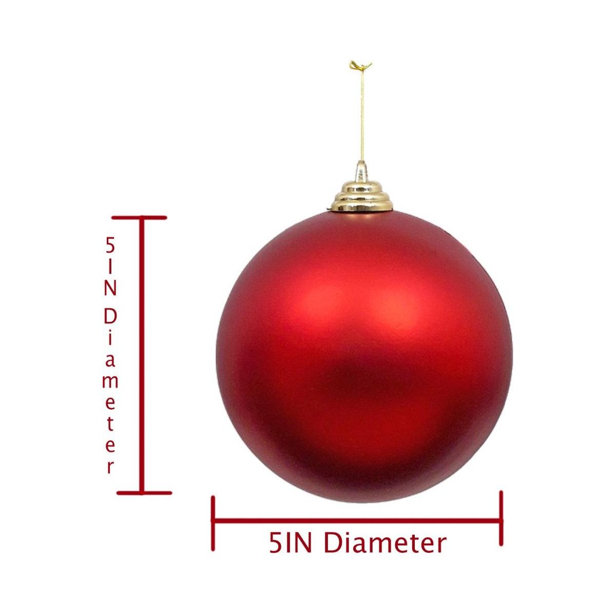 Shop For Matte Red Ball Ornaments (Bulk Sets) at Michelle's aDOORable Creations