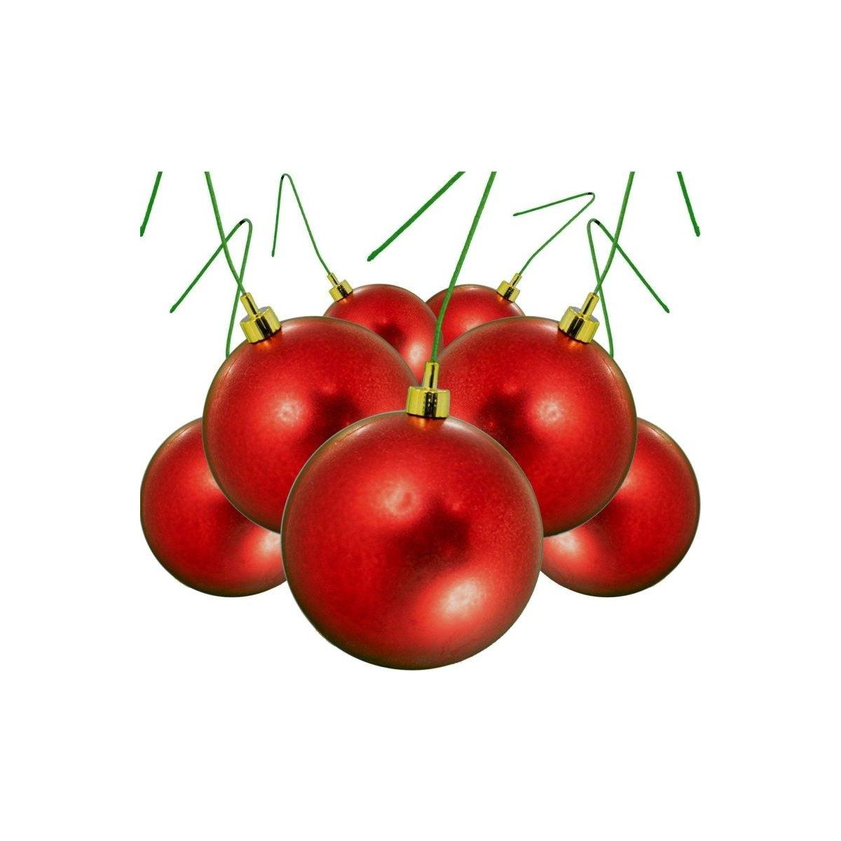 Shop For Matte Red Ball Ornaments (Bulk Sets) at Michelle's aDOORable Creations
