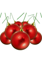 Shop For Matte Red Ball Ornaments (Bulk Sets) at Michelle's aDOORable Creations