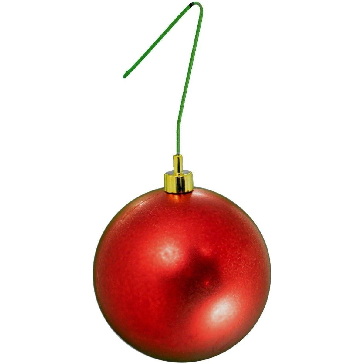 Shop For Matte Red Ball Ornaments (Bulk Sets) at Michelle's aDOORable Creations