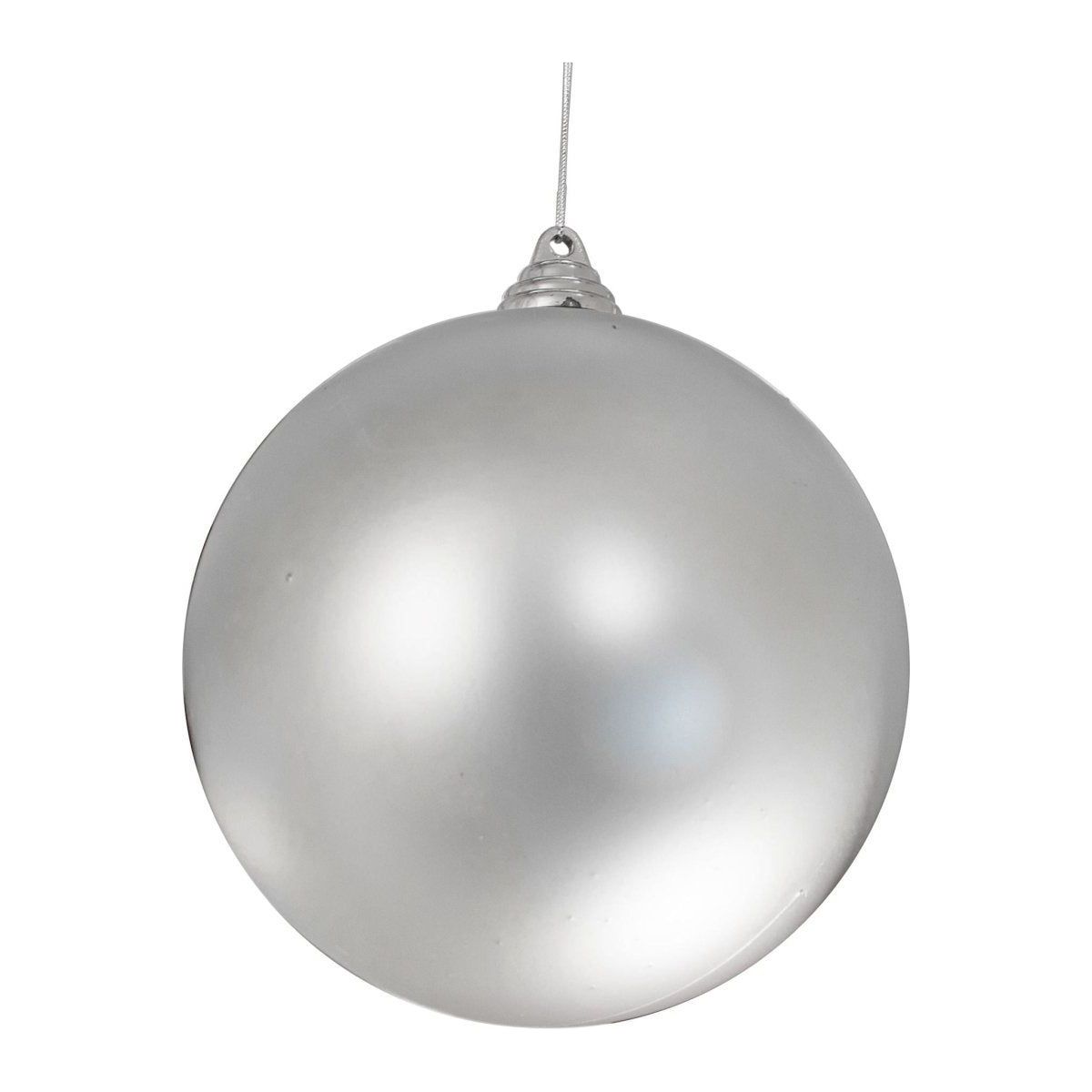 Shop For Matte Silver Ball Ornaments (Bulk Sets) at Michelle's aDOORable Creations