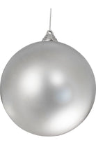 Shop For Matte Silver Ball Ornaments (Bulk Sets) at Michelle's aDOORable Creations