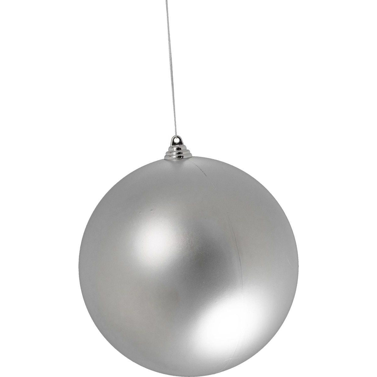 Shop For Matte Silver Ball Ornaments (Bulk Sets) at Michelle's aDOORable Creations