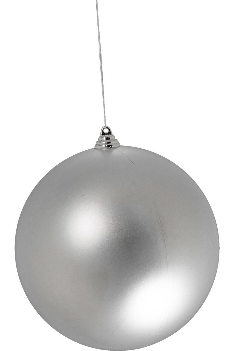 Shop For Matte Silver Ball Ornaments (Bulk Sets) at Michelle's aDOORable Creations