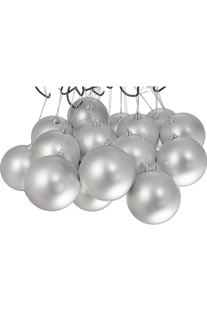 Shop For Matte Silver Ball Ornaments (Bulk Sets) at Michelle's aDOORable Creations