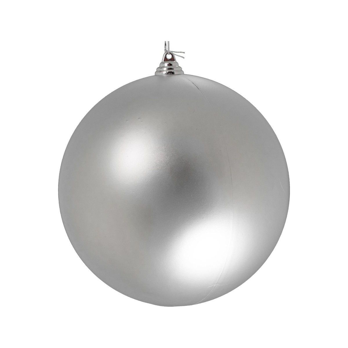 Shop For Matte Silver Ball Ornaments (Bulk Sets) at Michelle's aDOORable Creations