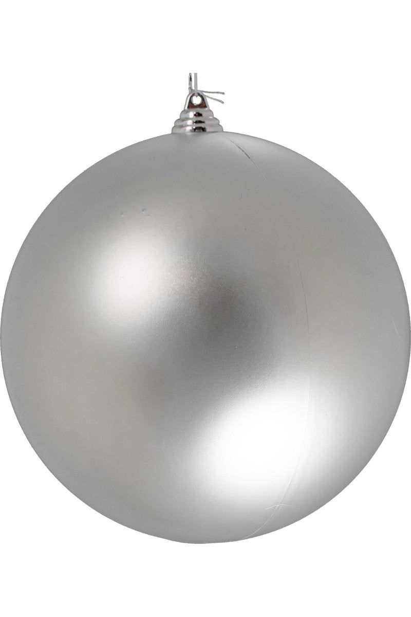 Shop For Matte Silver Ball Ornaments (Bulk Sets) at Michelle's aDOORable Creations