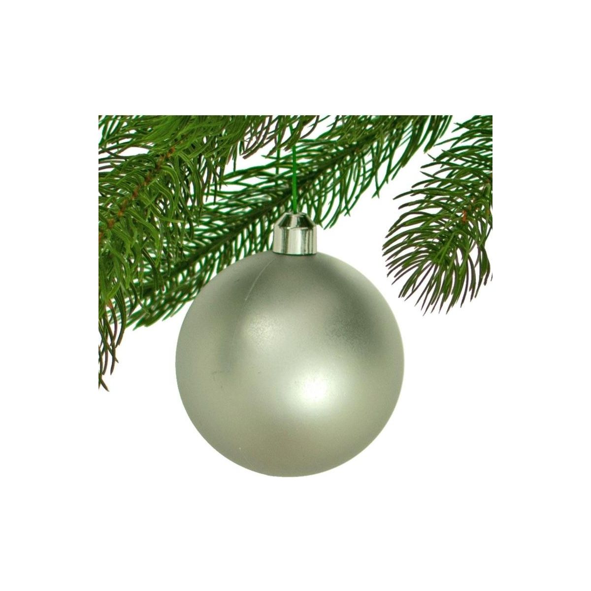 Shop For Matte Silver Ball Ornaments (Bulk Sets) at Michelle's aDOORable Creations