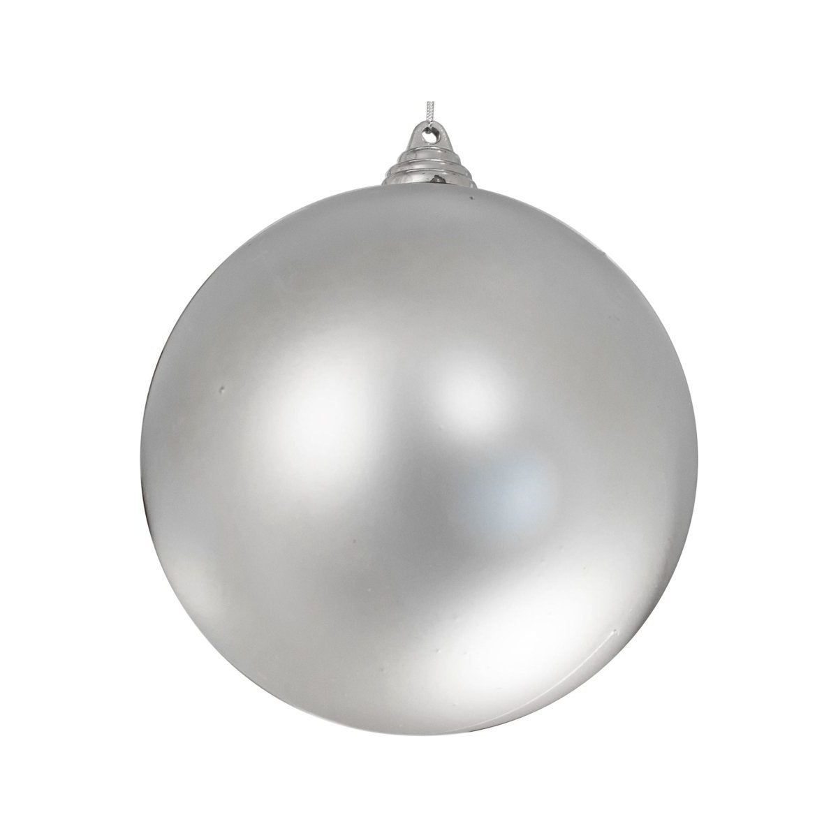 Shop For Matte Silver Ball Ornaments (Bulk Sets) at Michelle's aDOORable Creations