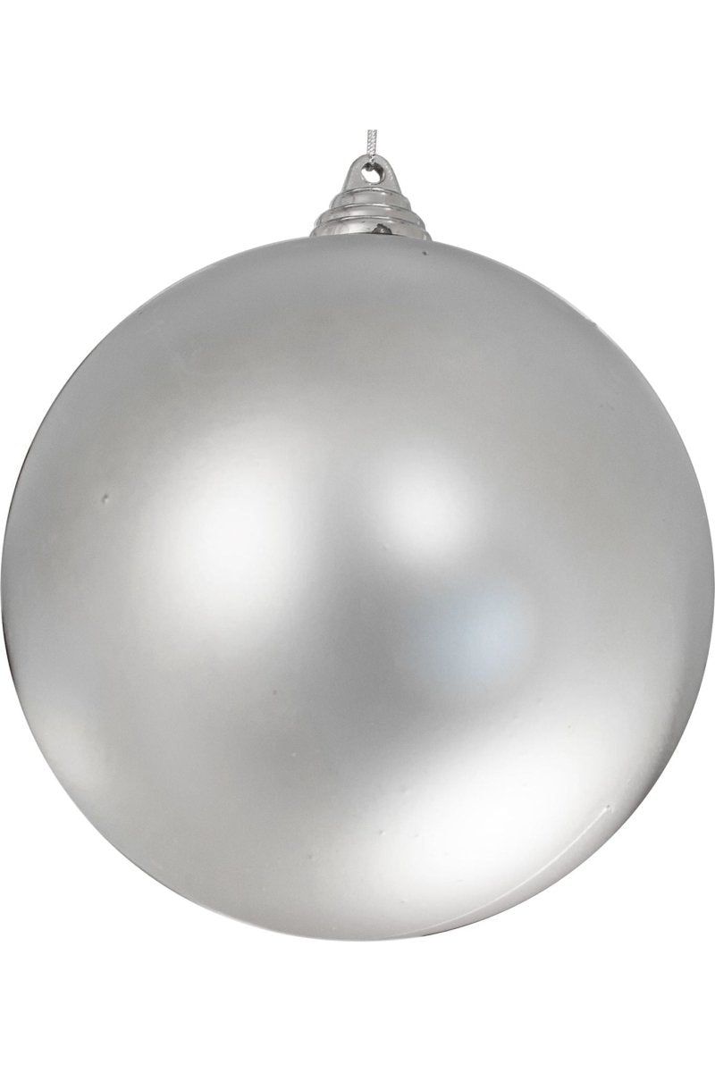 Shop For Matte Silver Ball Ornaments (Bulk Sets) at Michelle's aDOORable Creations