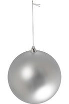 Shop For Matte Silver Ball Ornaments (Bulk Sets) at Michelle's aDOORable Creations