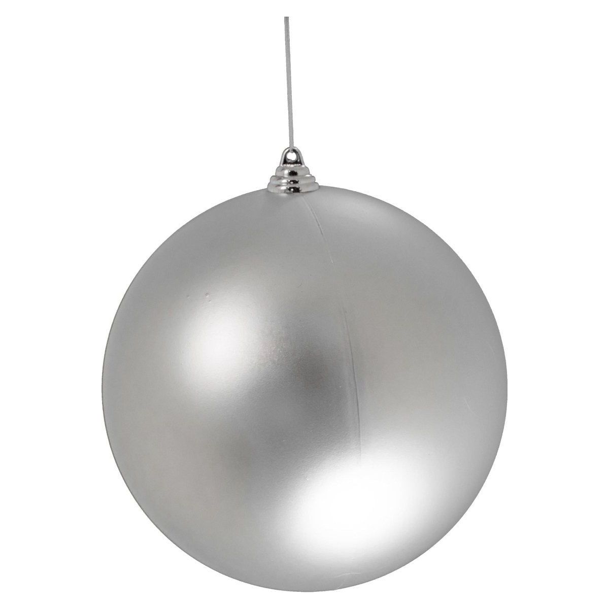 Shop For Matte Silver Ball Ornaments (Bulk Sets) at Michelle's aDOORable Creations