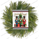 Merry and Bright Square Nutcracker Sign