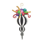 Shop For Merry & Bright Elegant Striped Finial Ornament