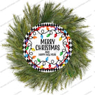 Shop For Merry Christmas New Year Lights Round Sign