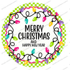 Shop For Merry Christmas New Year Pastel Lights Sign