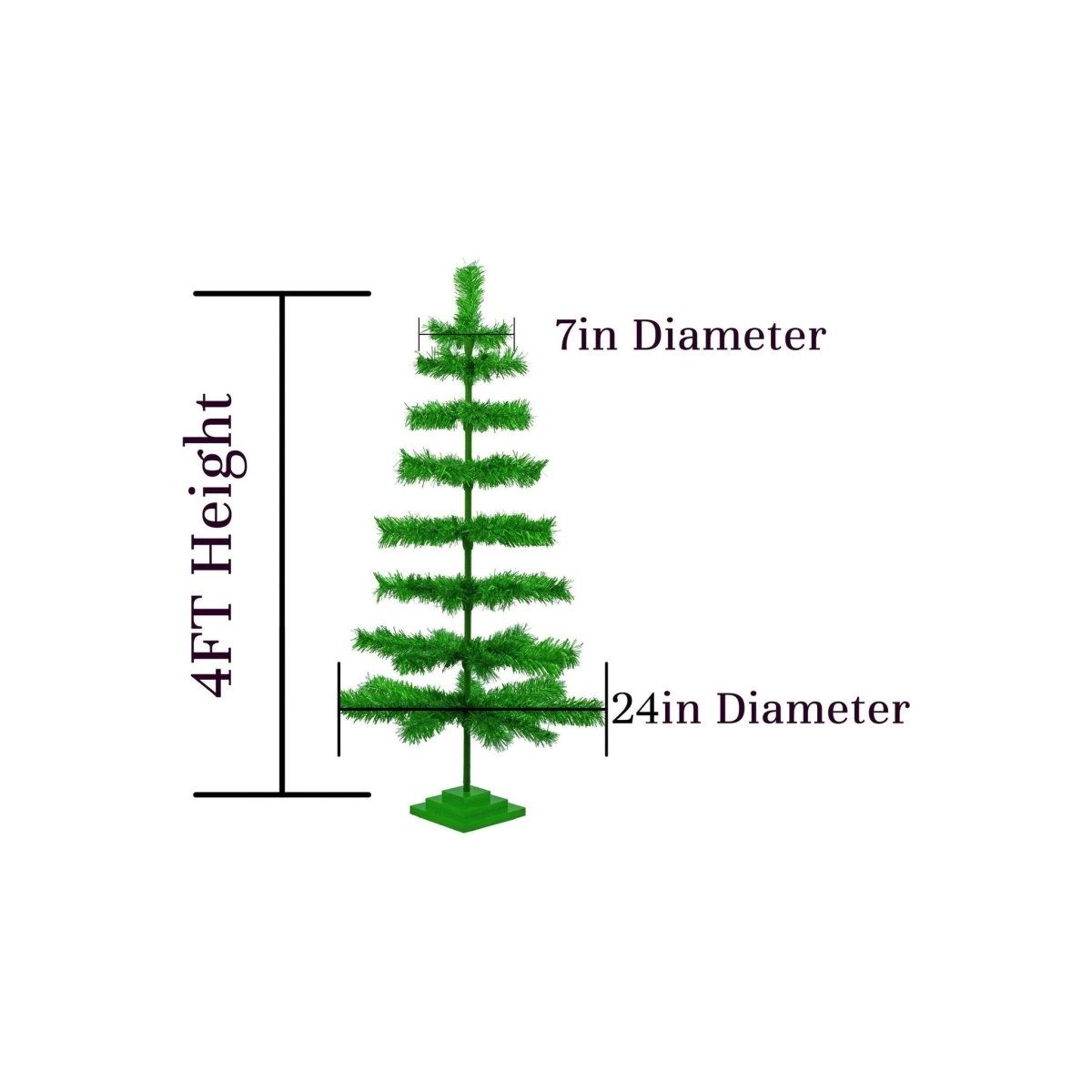 Shop For Metallic Green Christmas Tree