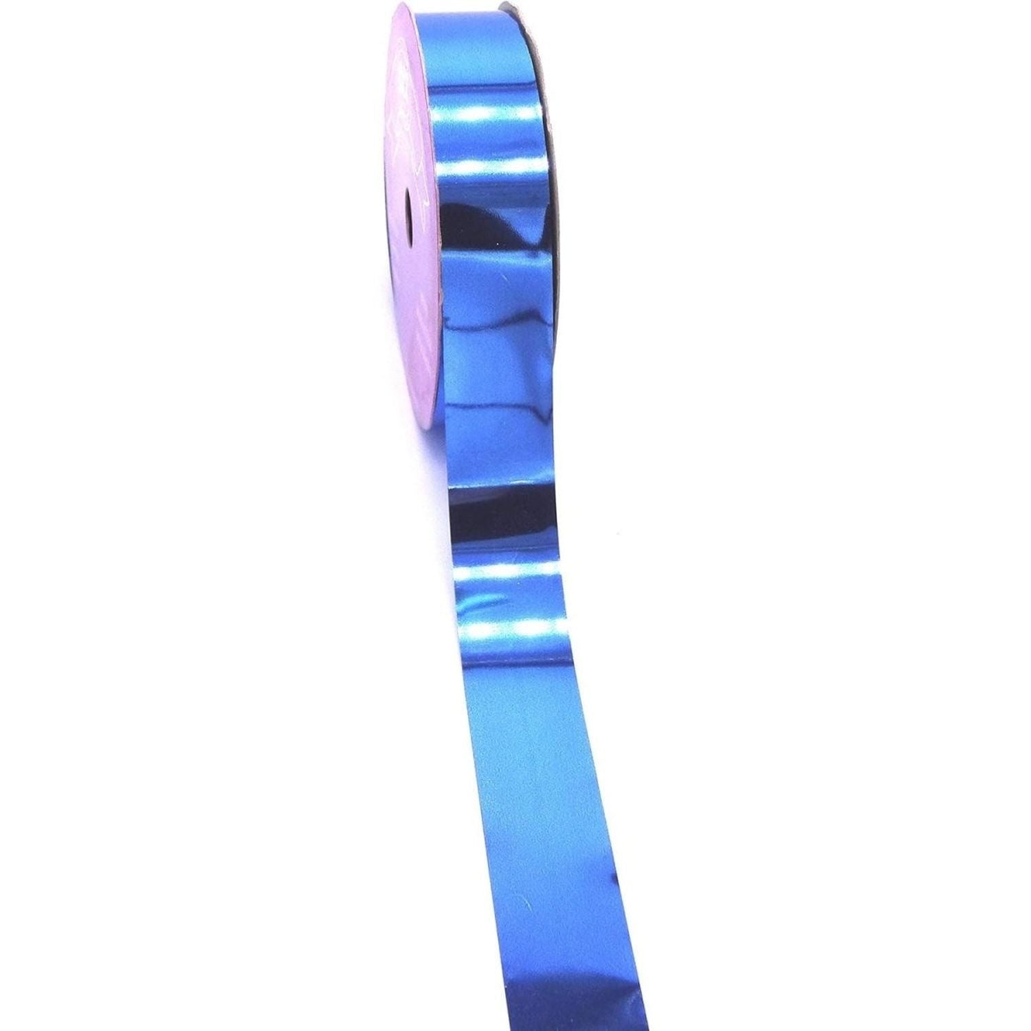 Shop For Metallic Non - Wired Ribbon: Baby Blue (Size 5)
