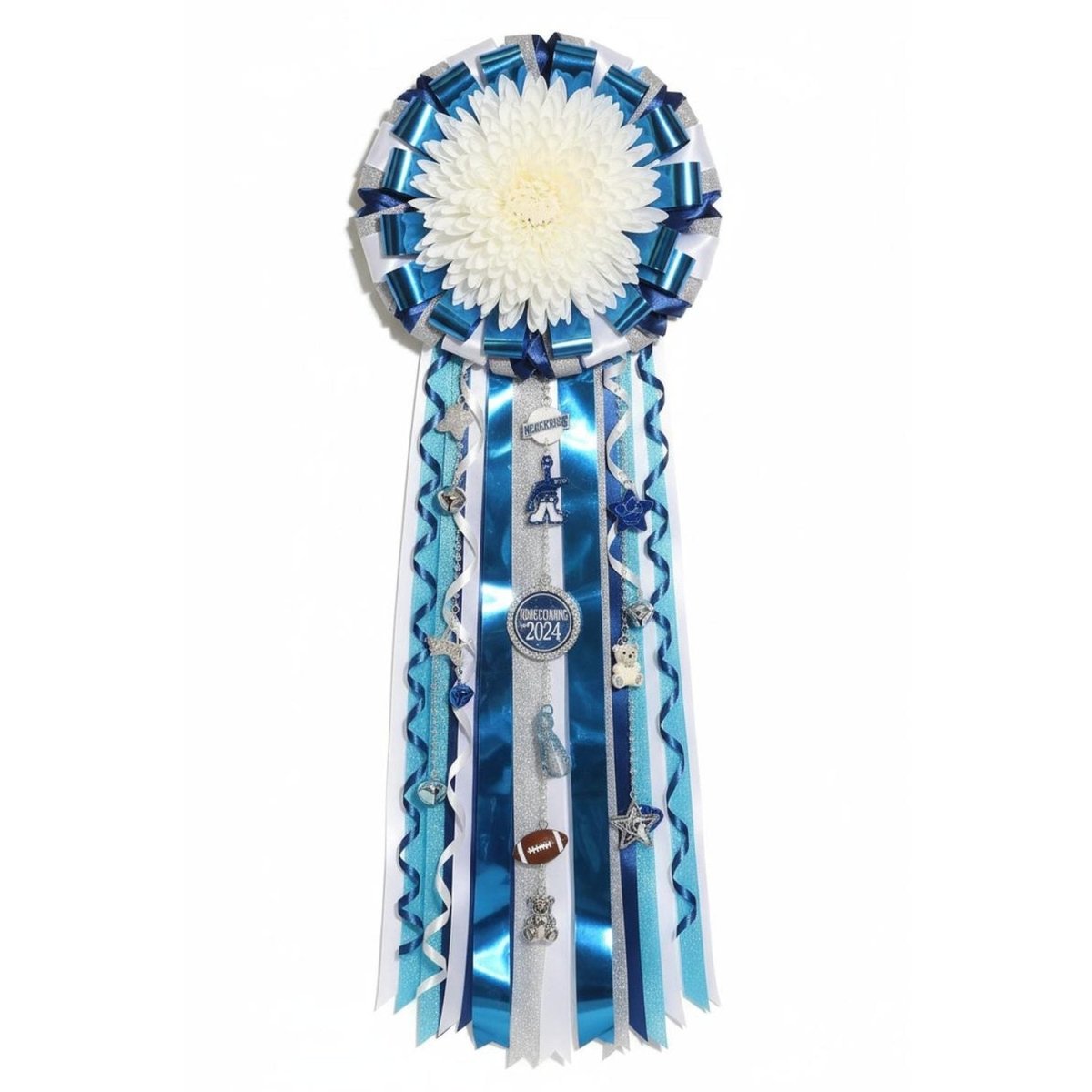 Shop For Metallic Non - Wired Ribbon: Baby Blue (Size 5)