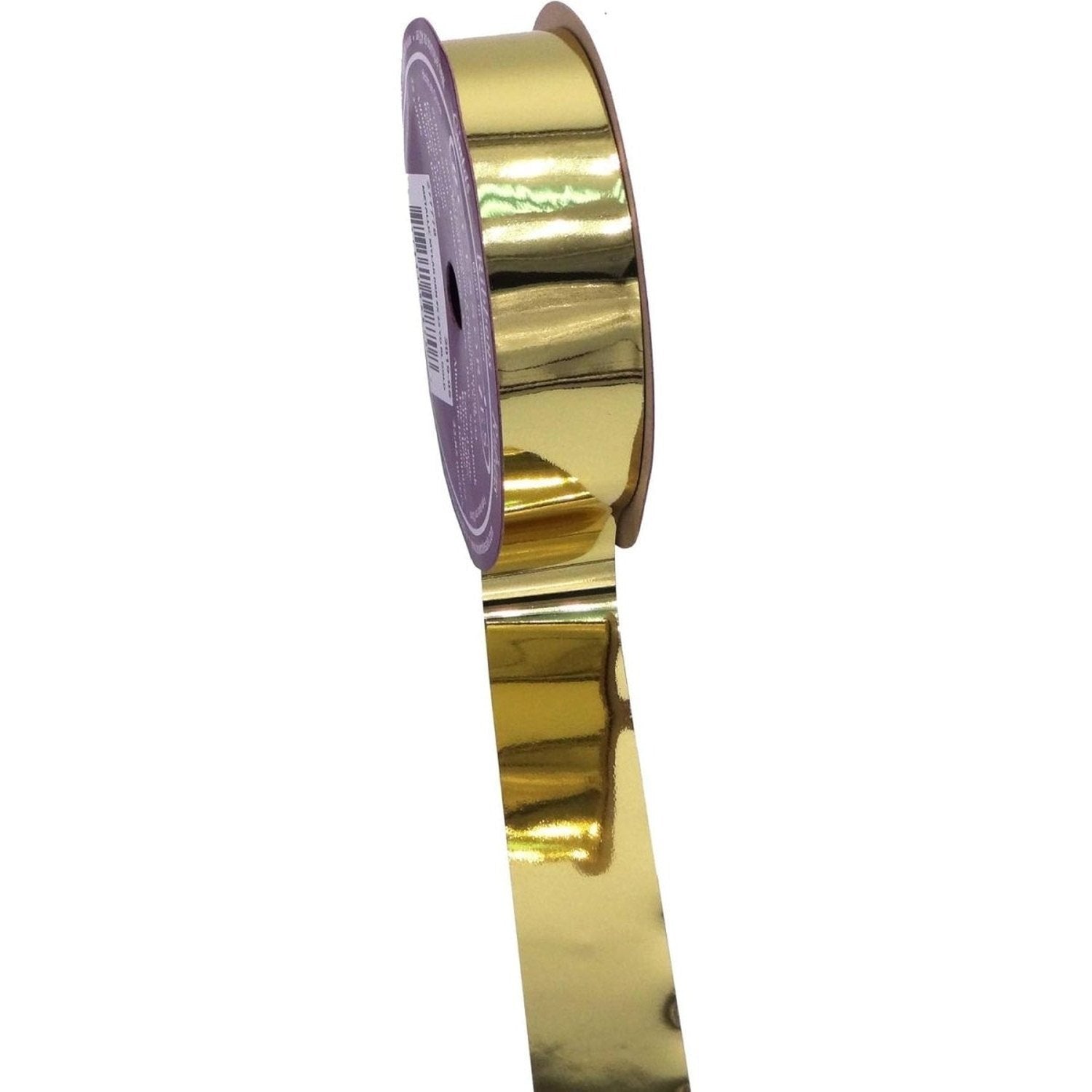 Shop For Metallic Non - Wired Ribbon: Gold (Size 5)