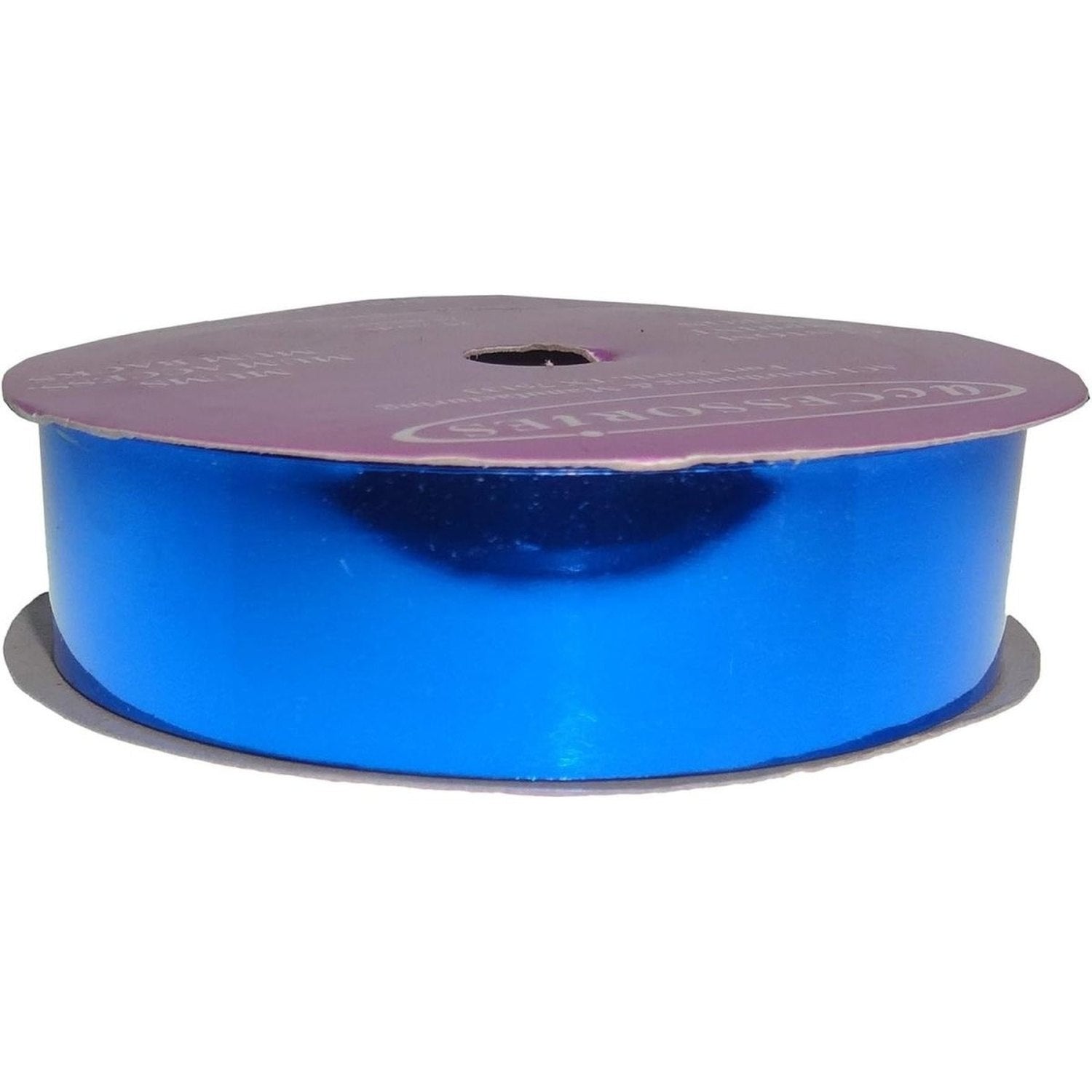 Shop For Metallic Non - Wired Ribbon: Royal (Size 5)