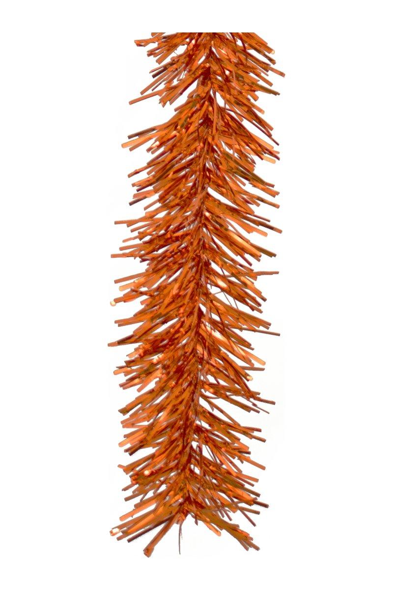 Shop For Metallic Orange Tinsel Garland