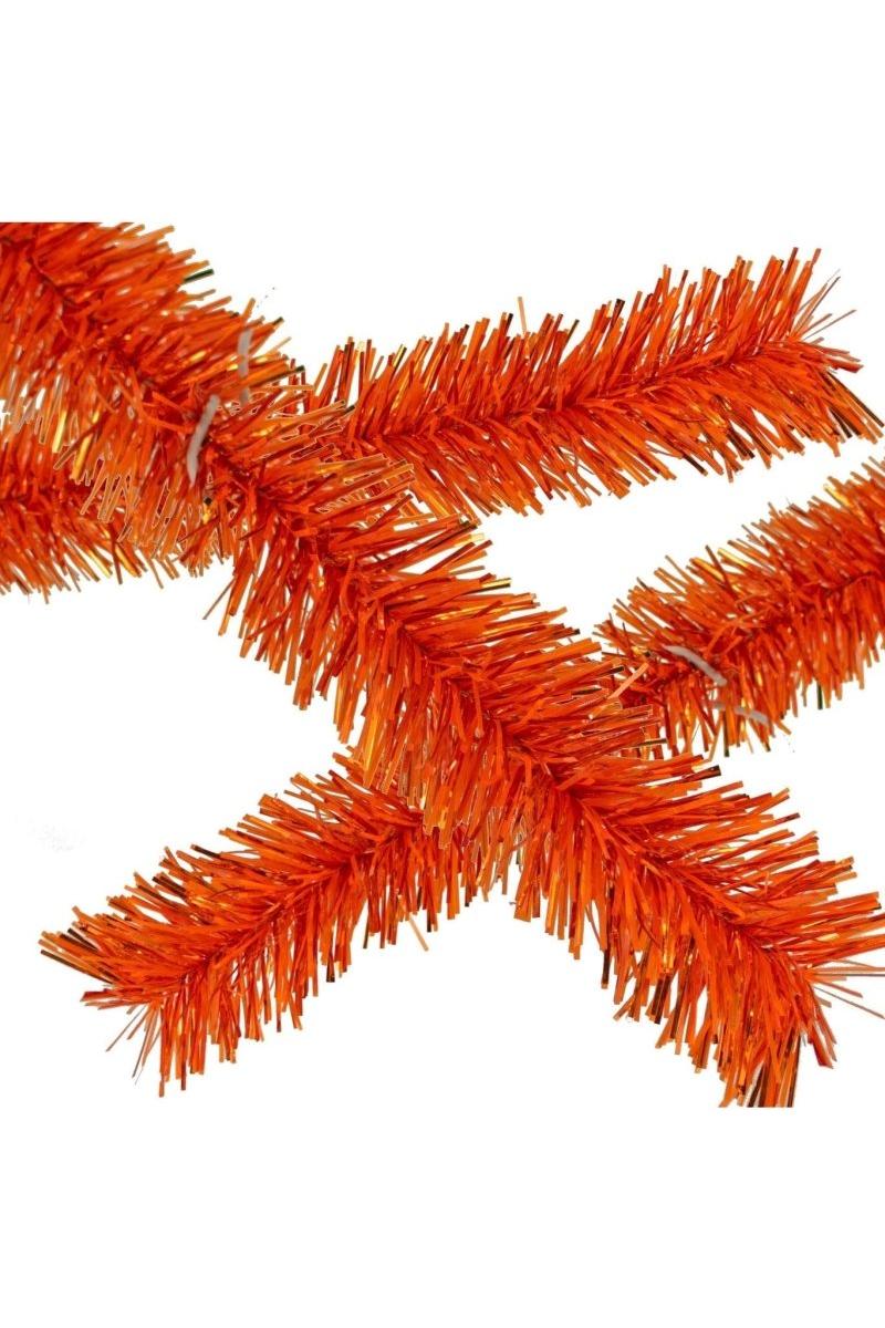 Shop For Metallic Orange Tinsel Garland