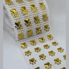 Shop For Metallic Paw & Rhinestone Bling Ribbon (10 Yards)