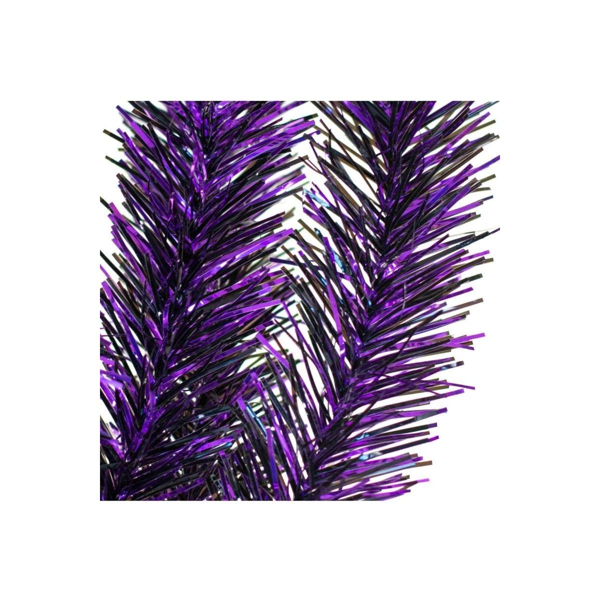 Shop For Metallic Purple & Black Tinsel Garland at Michelle's aDOORable Creations