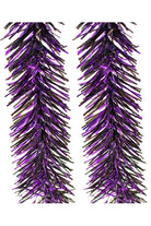 Shop For Metallic Purple & Black Tinsel Garland at Michelle's aDOORable Creations