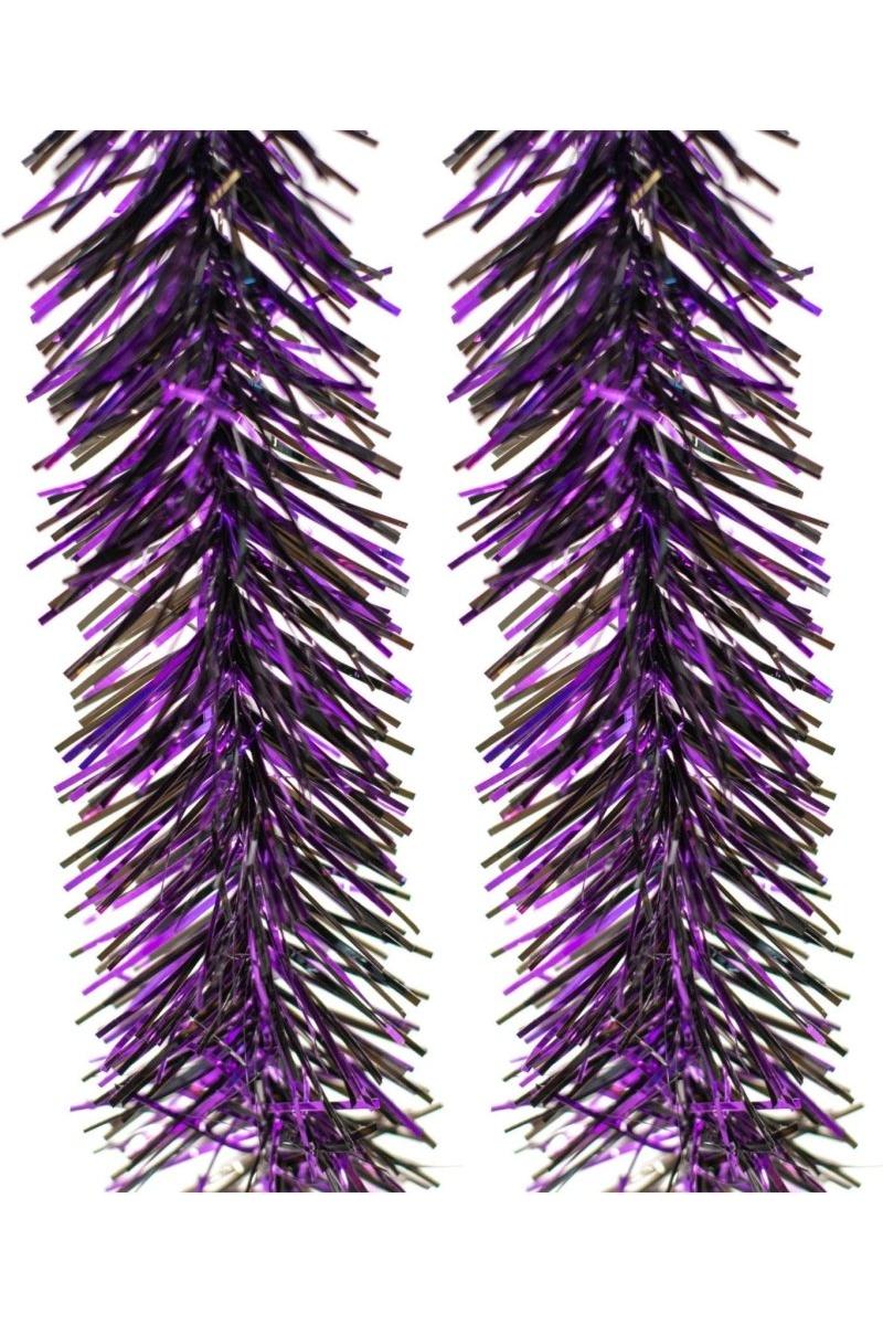 Shop For Metallic Purple & Black Tinsel Garland at Michelle's aDOORable Creations