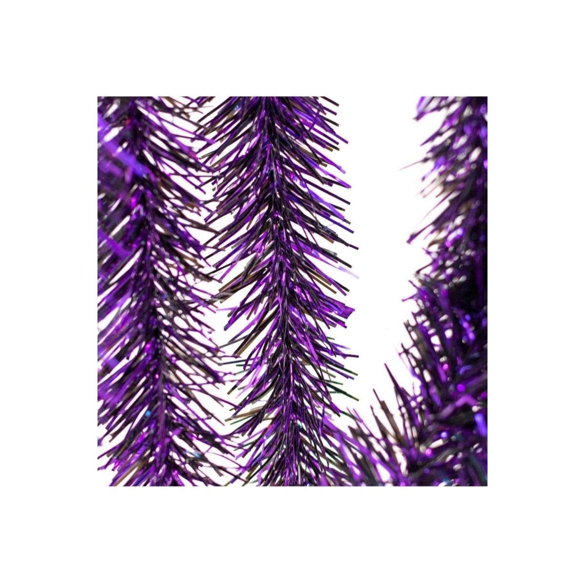 Shop For Metallic Purple & Black Tinsel Garland at Michelle's aDOORable Creations