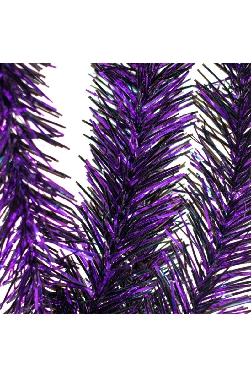 Shop For Metallic Purple & Black Tinsel Garland at Michelle's aDOORable Creations