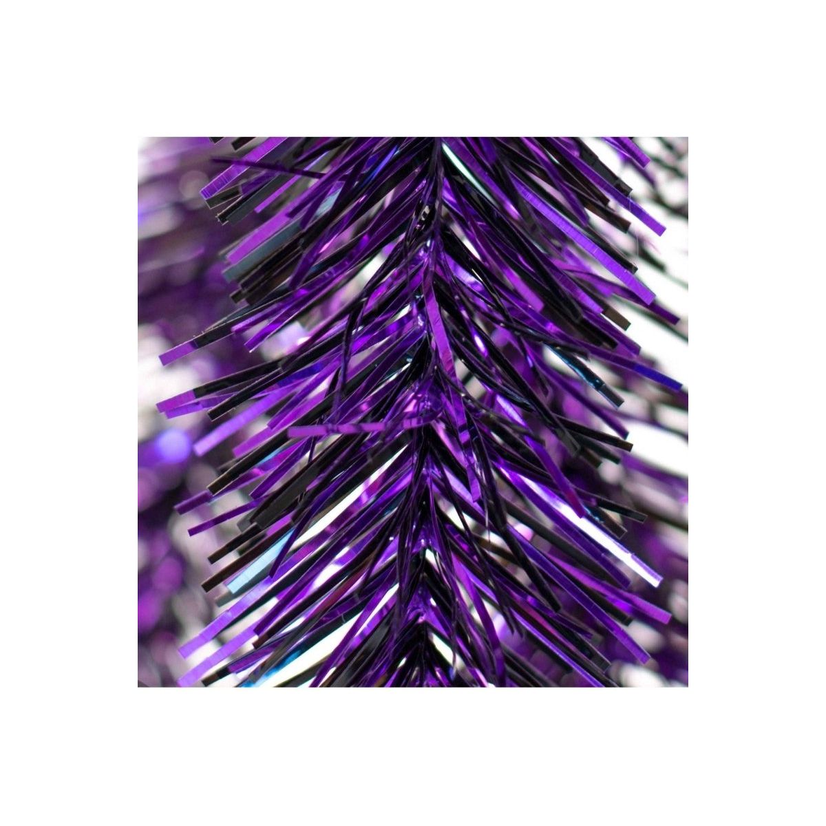 Shop For Metallic Purple & Black Tinsel Garland at Michelle's aDOORable Creations