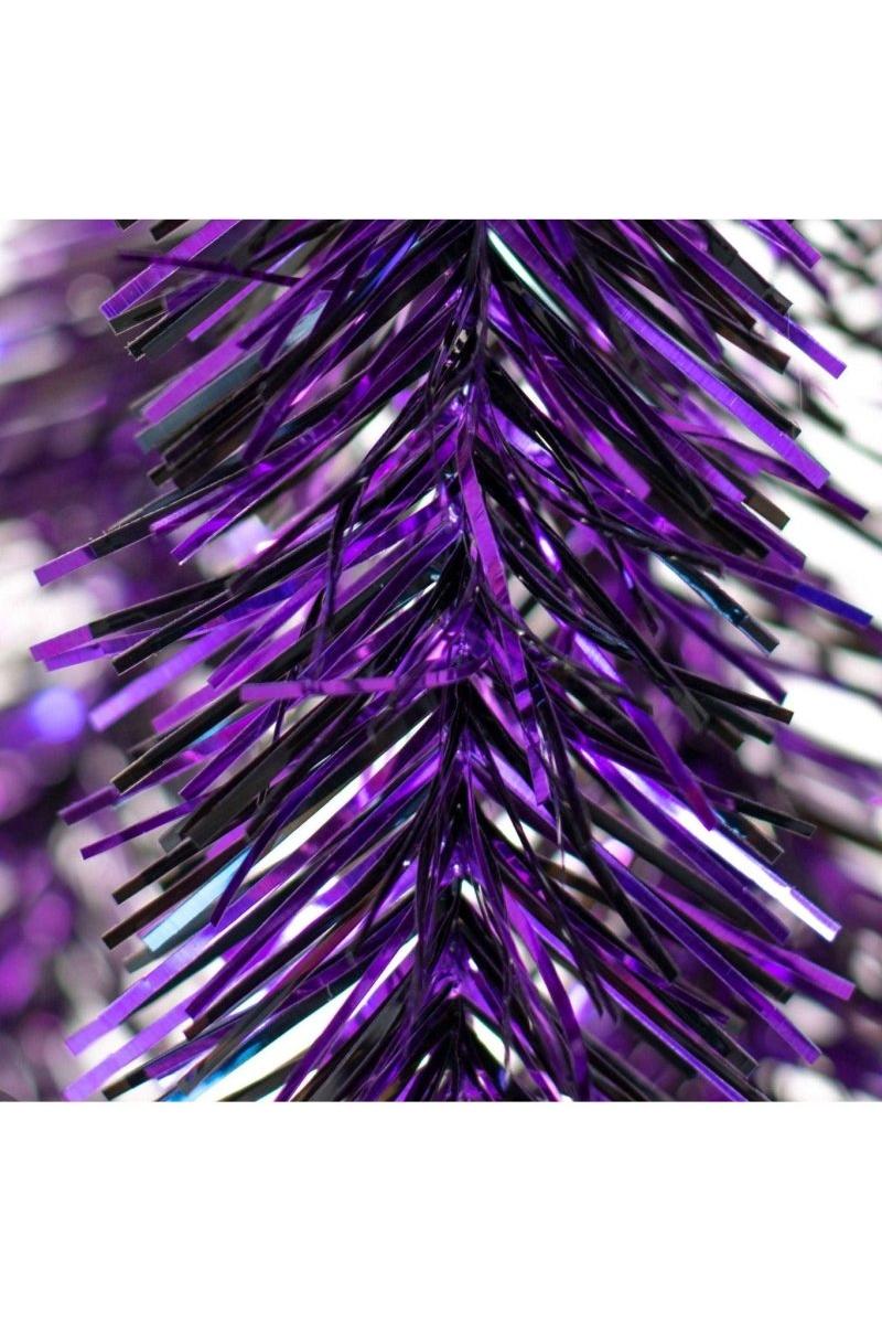 Shop For Metallic Purple & Black Tinsel Garland at Michelle's aDOORable Creations