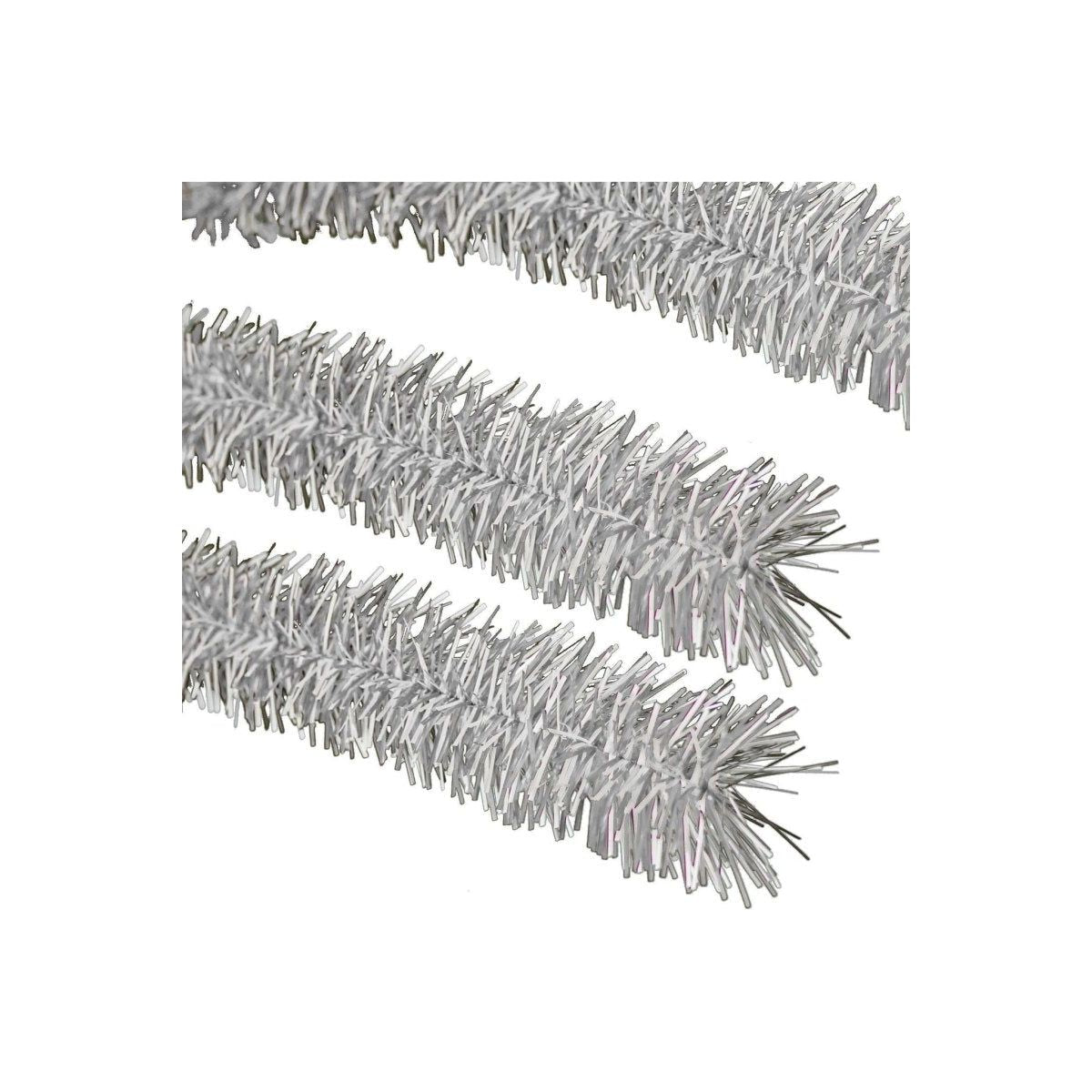Shop For Metallic Silver & White Tinsel Garland at Michelle's aDOORable Creations