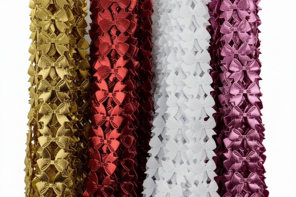 Shop For Metallic Vinyl Puffy Bow Garland Streamer